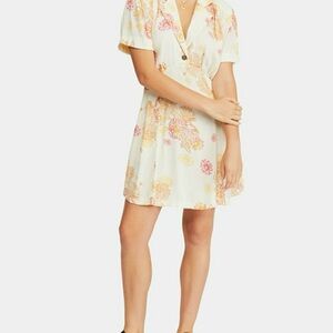 Free People Hawaii Floral Mini Dress with pockets
